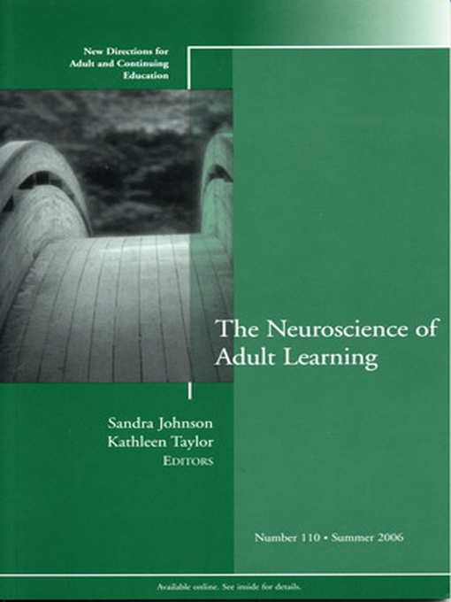 Title details for The Neuroscience of Adult Learning by Sandra Johnson - Available